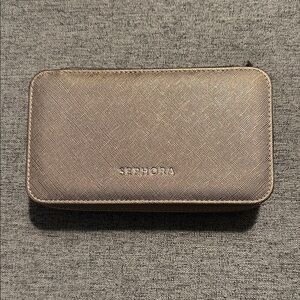 Sephora Metallic Gold Beauty Pouch